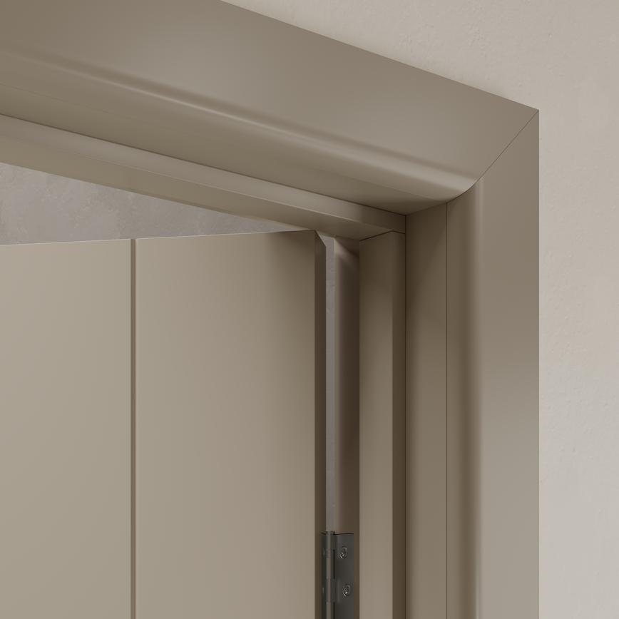 Howdens 2.4m x 70 mm Pencil Round White MDF Architrave