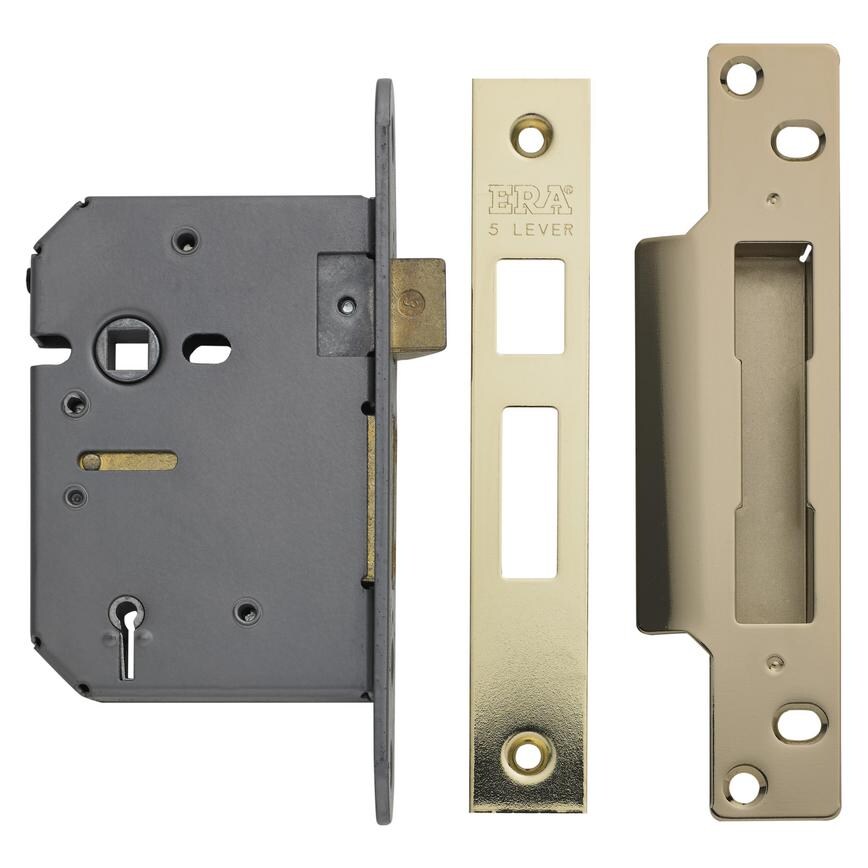 LAL1382 (NO CE) ERA Viscount Mortice Door Lock Cut Out