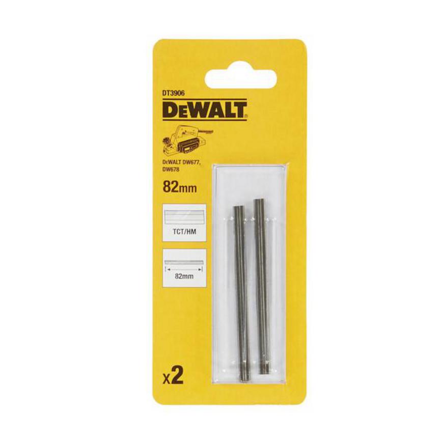 DeWalt 82mm Tungsten Carbide Planer Blades Pack of 2