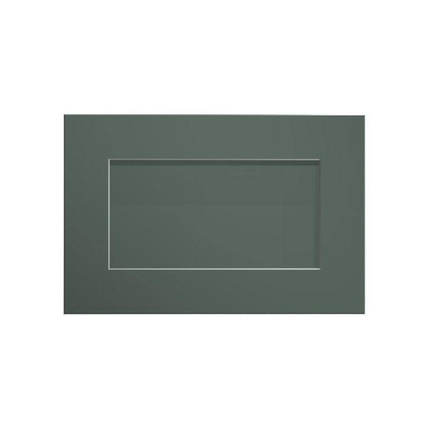 Chelford Fir Green 600 Hob / Pan Drawer Door Cut Out