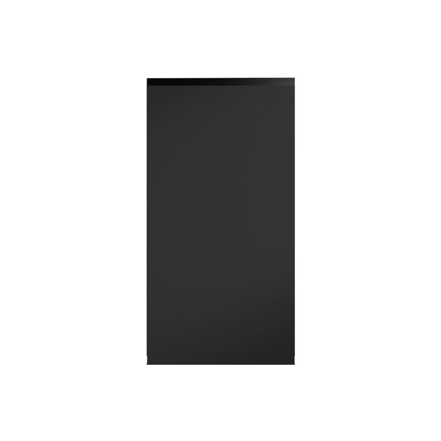 Clerkenwell Super Matt Charcoal 750mm x 1400mm Tall Larder Door shown as part of a Larder Unit or Fridge Freezer Tower
