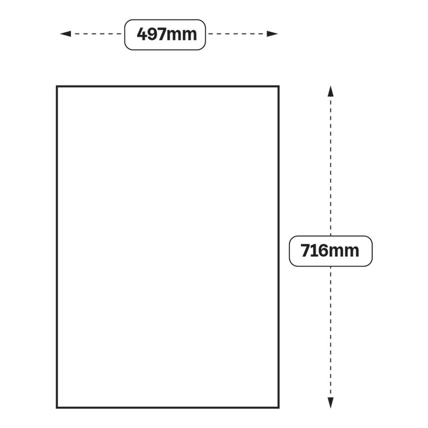 Slabs 500 Full Height Door (XX10)