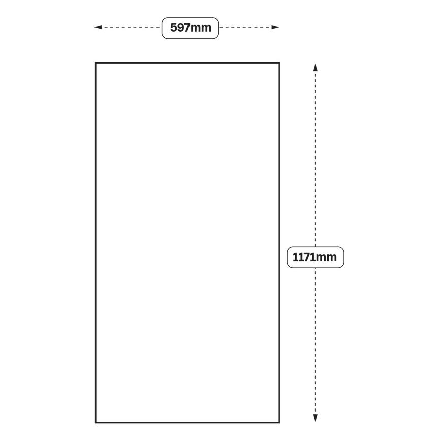 Slabs 600 Appliance Tower Door 1171mm (XX62)