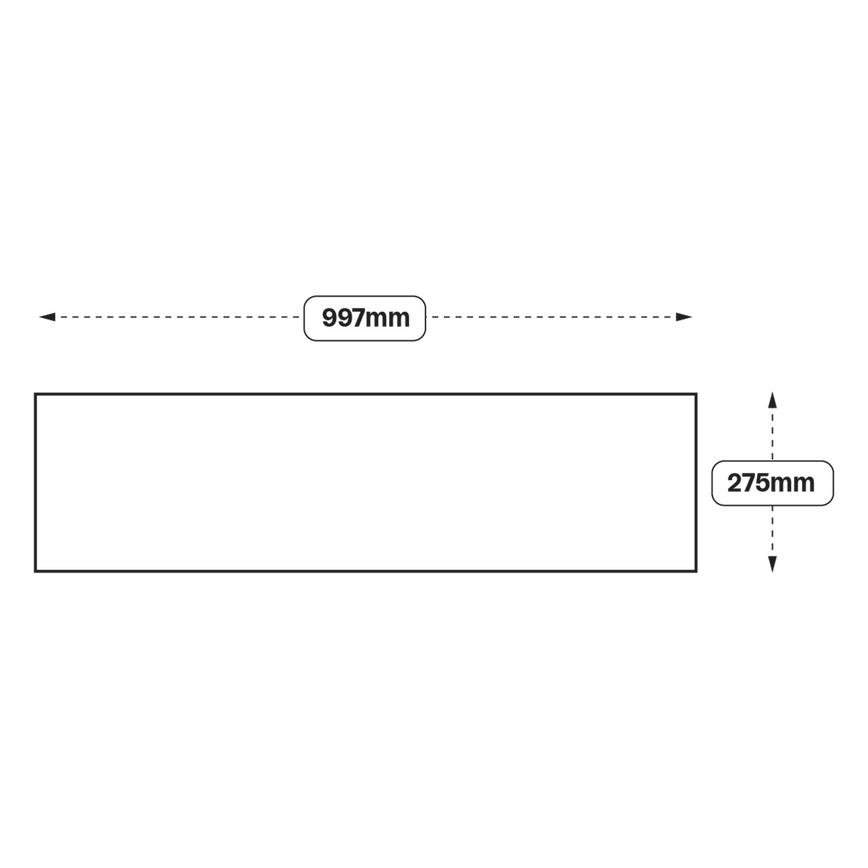 Slabs 1000 Fridge Freezer Door (XX91C)