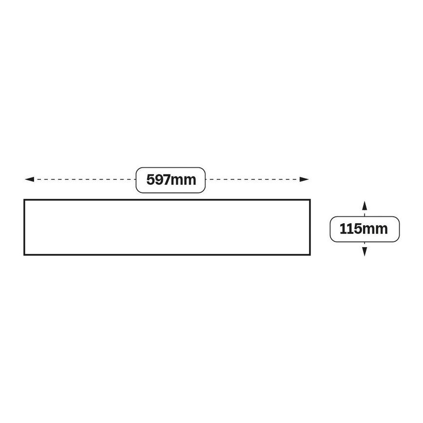 Slabs 600 Fascia 115mm (XX13)
