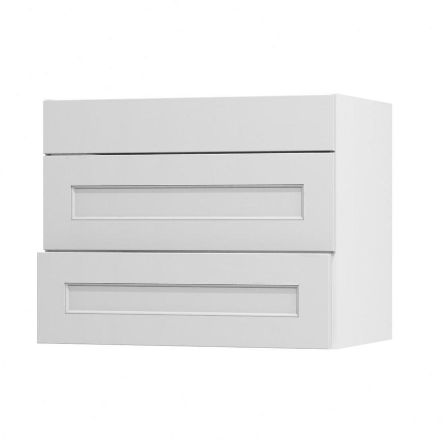 Elmbridge Dove Grey 900 Pan Drawer Door Open