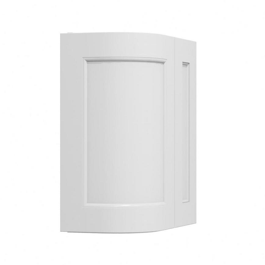 Elmbridge Dove Grey Curved Base Wall Door Open