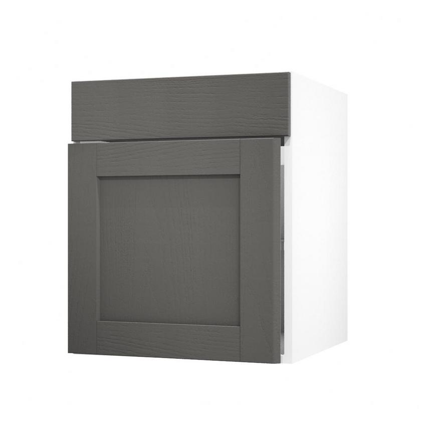Halesworth Charcoal 600 Standard Door Open