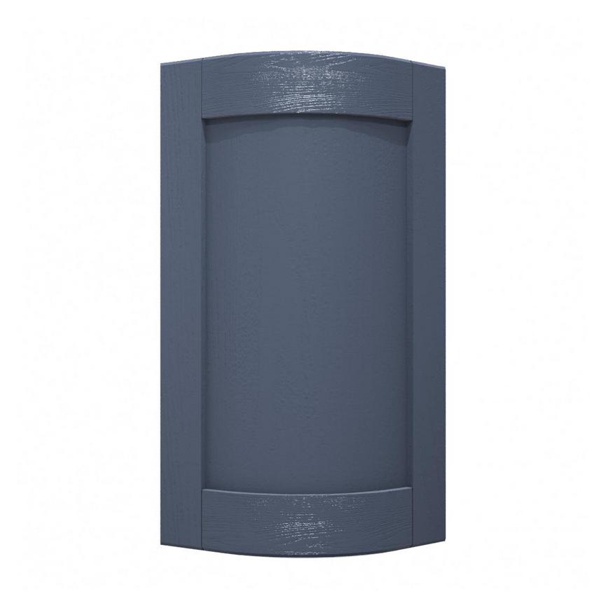 Halesworth Navy Curved Base Wall Door