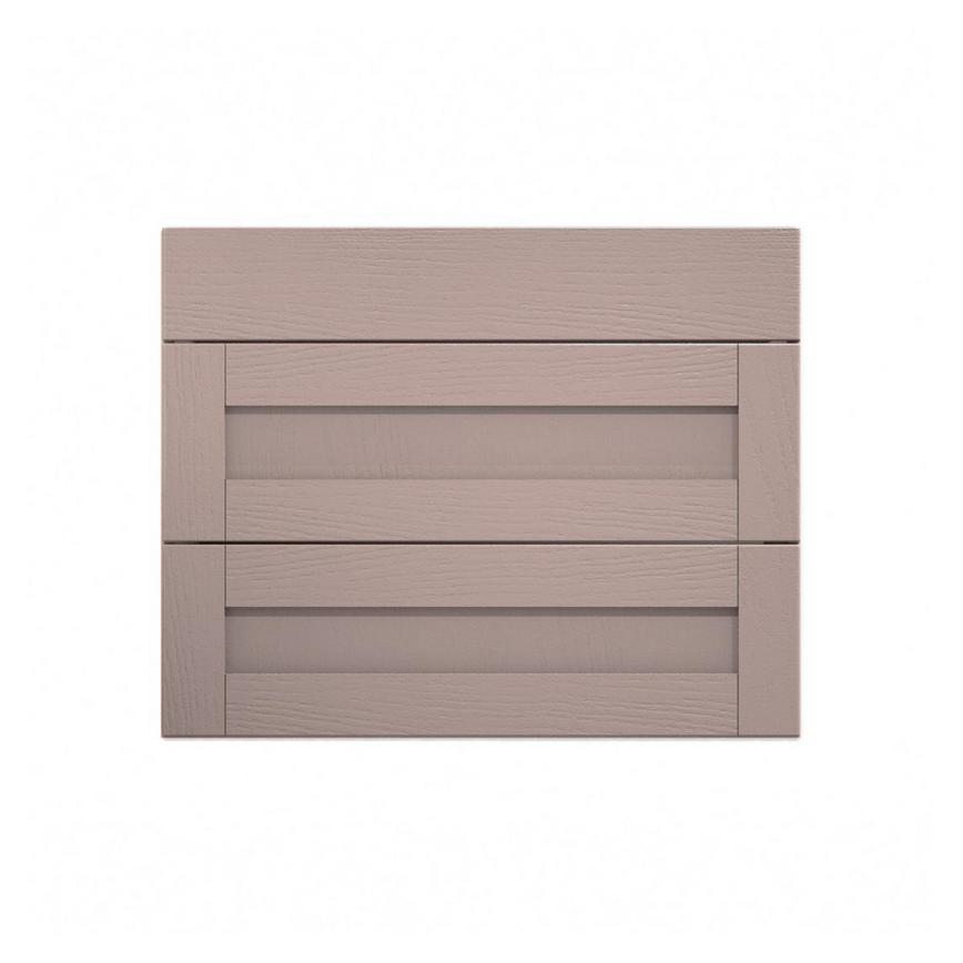 Halesworth Antique Rose 900mm x 275mm Pan Drawer Front Shown Closed from the Front as Part of a Full Drawer Unit