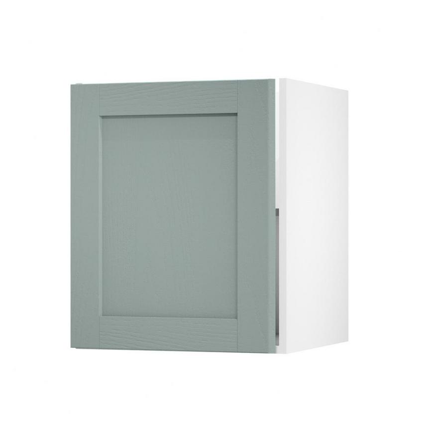 Halesworth Seafoam 600mm x 720mm Full Height Door Shown Open at an Angle