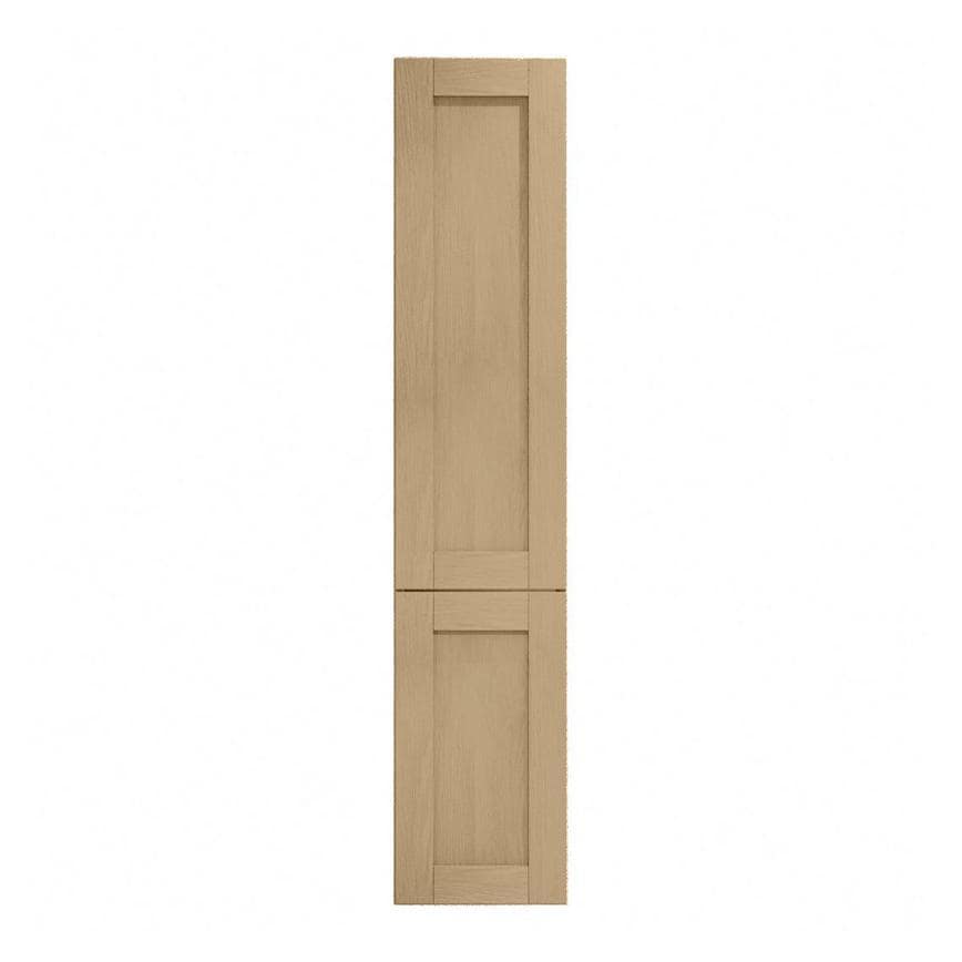 Halesworth Oak 400mm x 1200mm Full Height Larder Door Shown Closed from the Front as Part of a Full Larder Unit