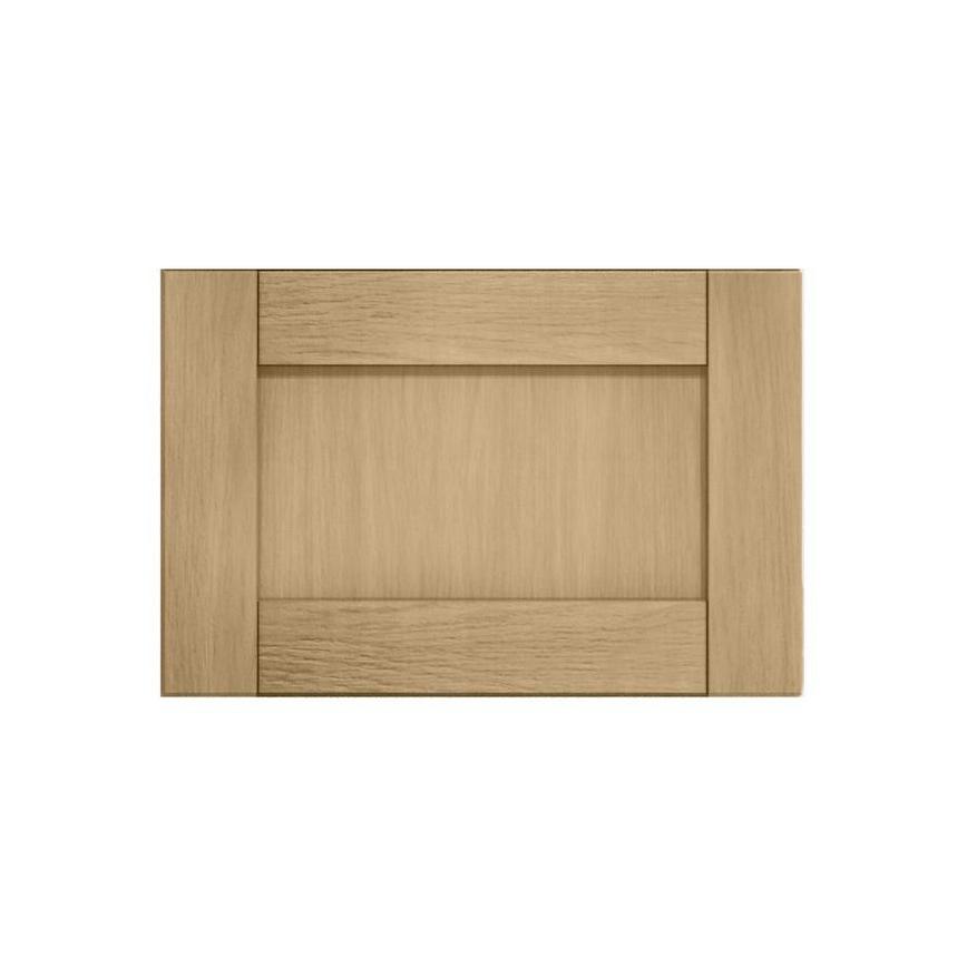 Halesworth Oak 600mm x 394mm Pan Drawer Shown Closed from the Front as a Single Drawer