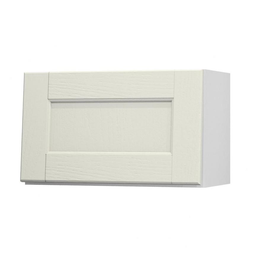 Bridgemere Linen 600mm x 360mm Half Height Door Shown Open at an Angle as Part of a Drawer Unit