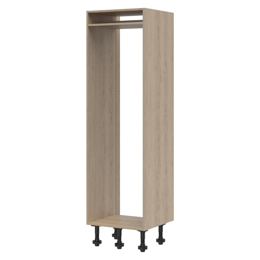 Natural Oak 600mm Fridge Freezer Tower Cabinet