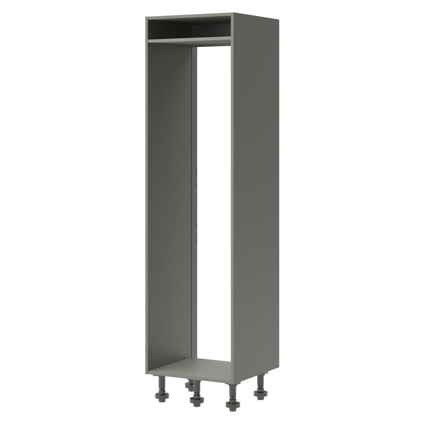 Croft Grey-Croft Grey 600 Tall Fridge Freezer Tower Cabinet