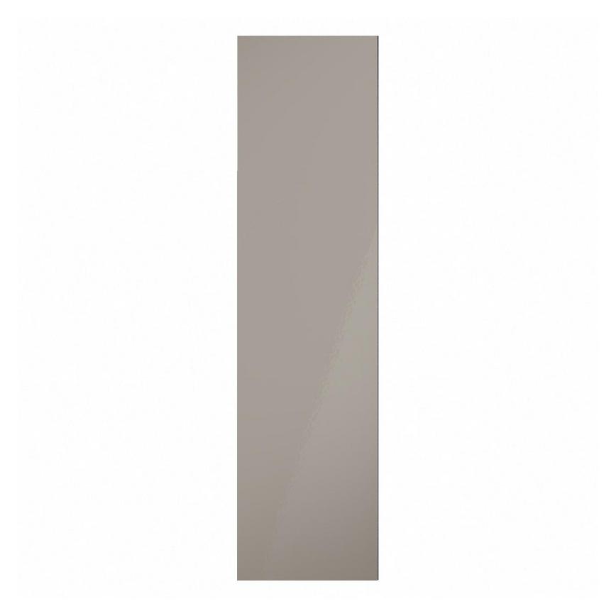 Hockley Mirror Gloss Sand Grey Tall Tower Decor End