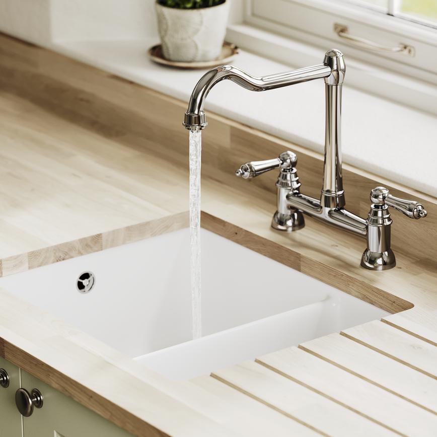 Elmbridge SageGreen Sink & Tap