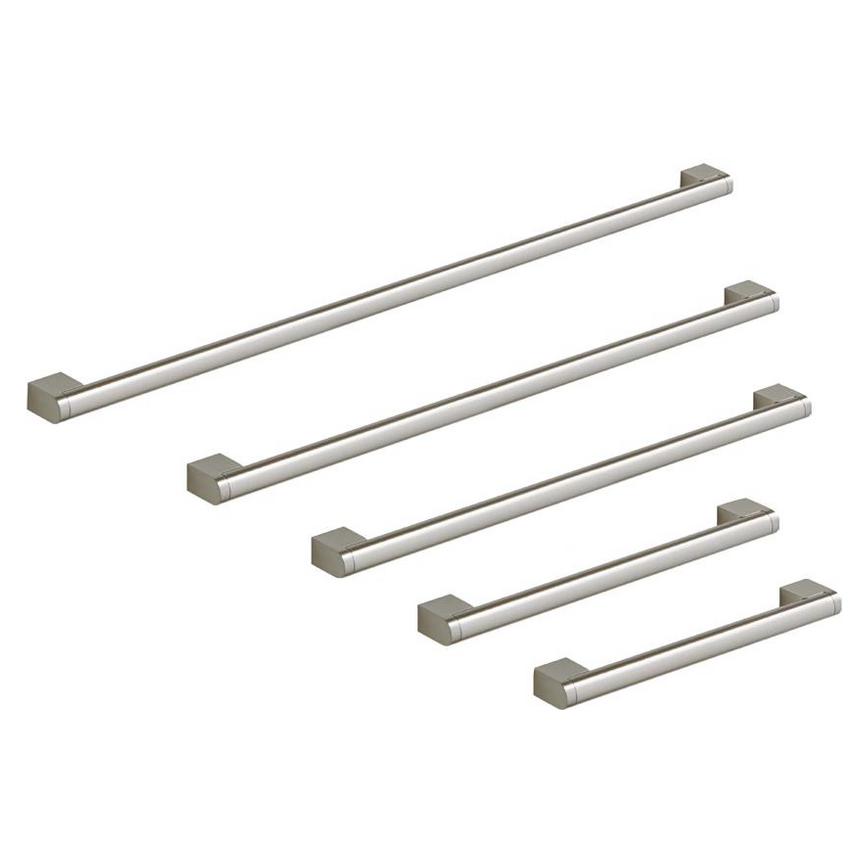 Bickern Brushed Nickel Effect Classic Handle