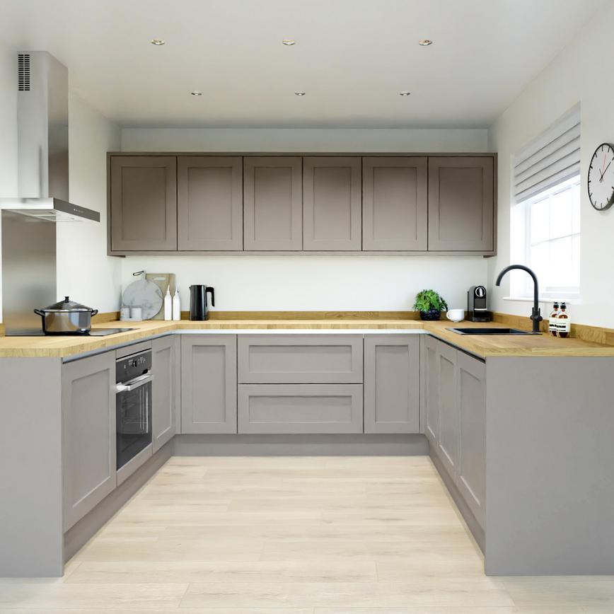 Chilcomb Mushroom Handleless EKES Set Shot U Shape