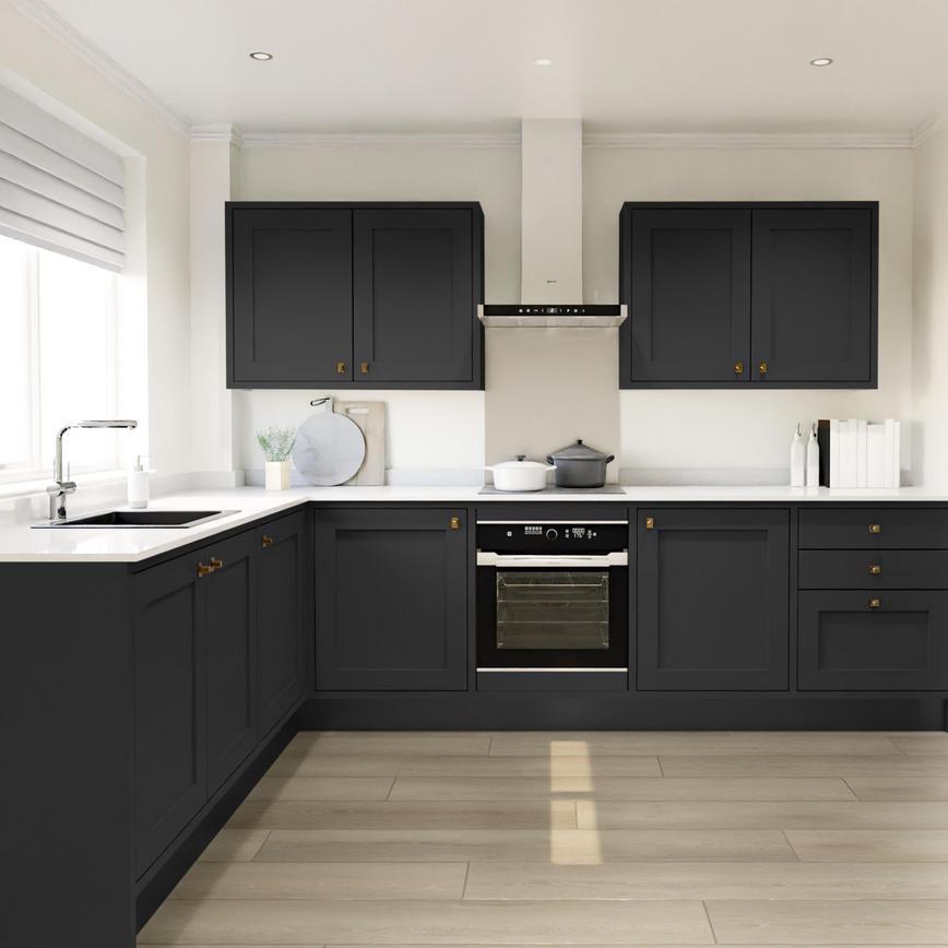 Chilcomb Charcoal Inframe L Shape