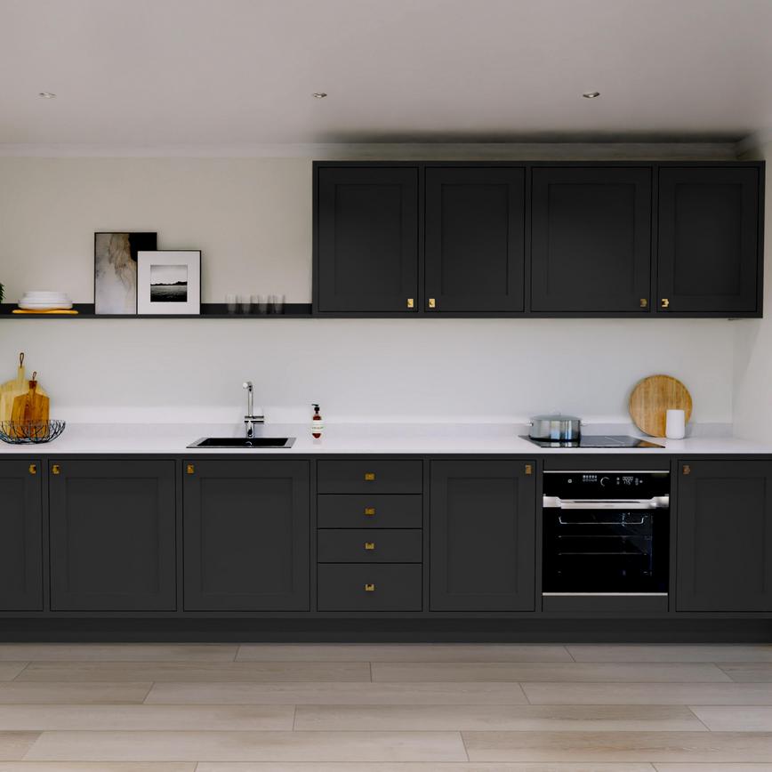 Chilcomb Super Matt Charcoal Inframe Single Wall