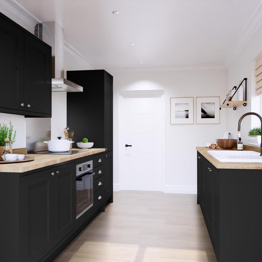 Elmbridge Black Inframe EKES Set Shot Galley