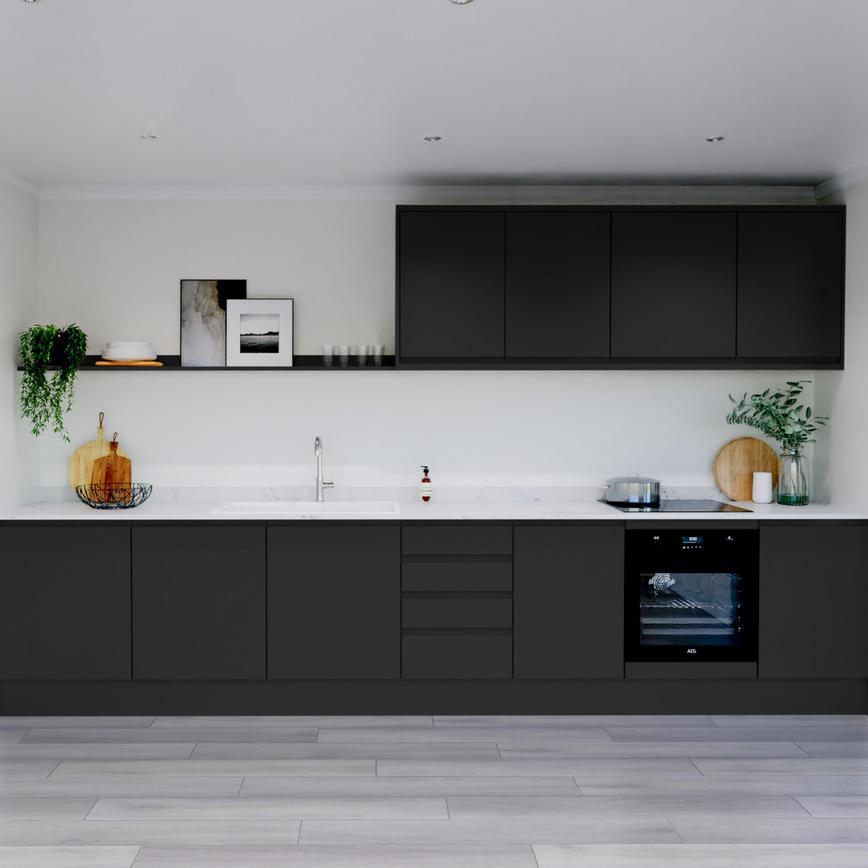 Clerkenwell Super Matt Charcoal EKES Single Wall Main Set Shot