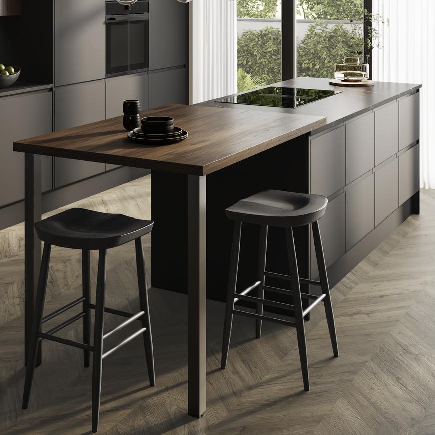 Clerkenwell SM Charcoal Breakfast Seating