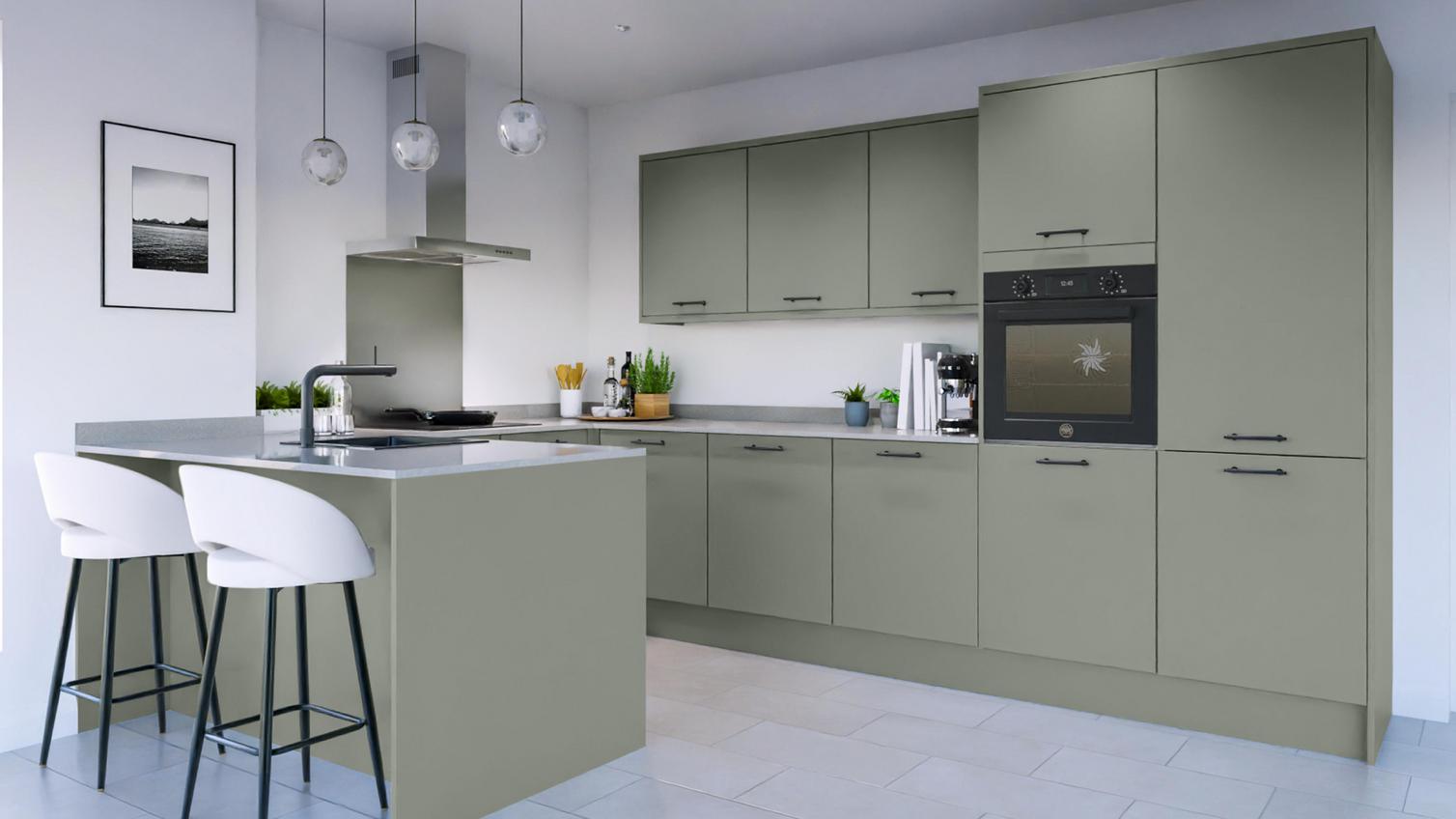 Hockley Mirror Gloss Reed Green EKES Peninsula